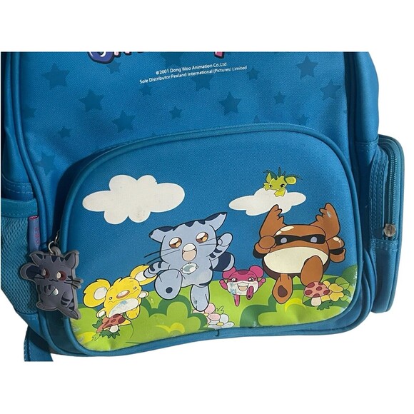 Vintage Uniminipet Backpack Blue Dong Woo Animation Korean 2001 ULTRA RARE - Picture 2 of 16